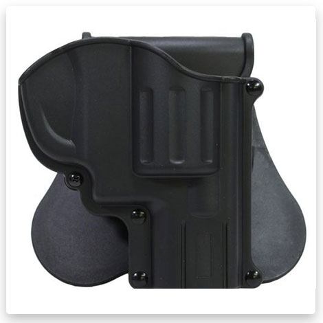 Bulldog Cases & Vaults Rapid Release Polymer Holster with Paddle