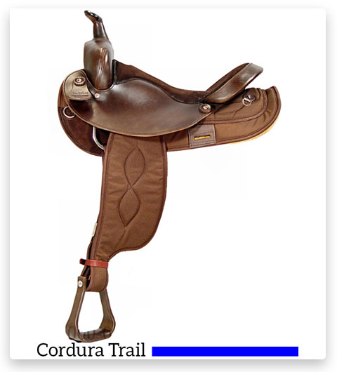 Big Horn Synthetic FQHB Cordura Trail Western Saddle