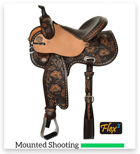 Circle Y KL Big Iron Mounted Shooting Western Saddle