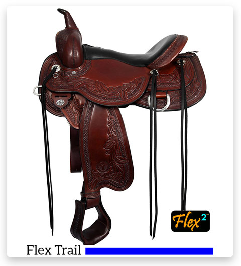 Circle Y Monarch Flex Western Trail Saddle 1752