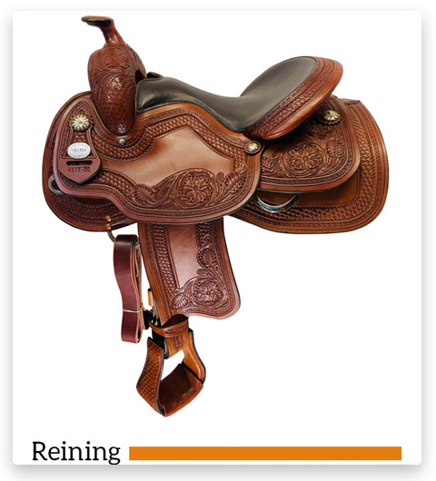 Crates Hand-Tooled Ladies Western Reining Saddle