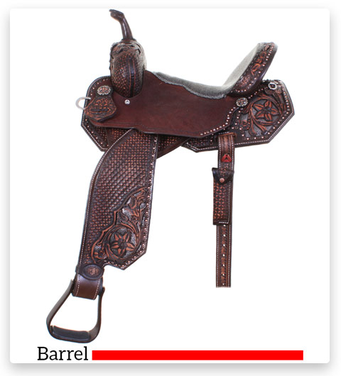 Double J Pozzi Pro Racer Barrel Saddle SBP664