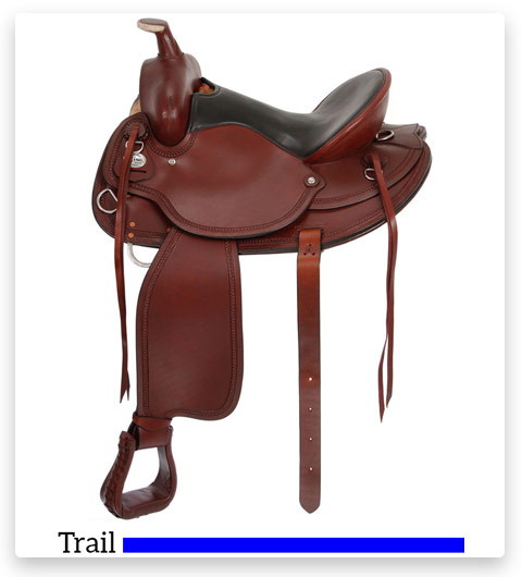 King Series Wolverine Wide Tree Western Saddle 78