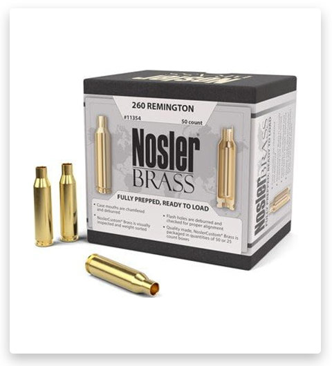 Nosler Custom Rifle Brass .260 Remington 11354