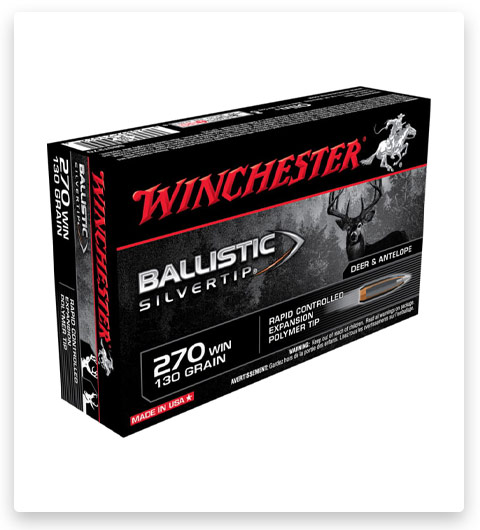 Winchester BALLISTIC SILVERTIP .270 Fragmenting Polymer Tip Brass