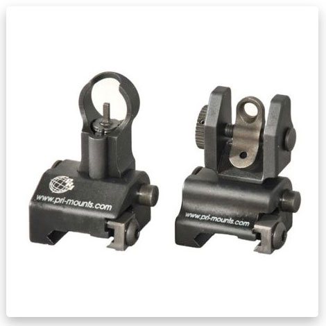 Precision Reflex Flip Up Front and Rear Sight
