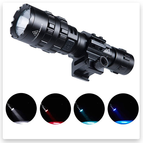 Cazoud Bright LED Rechargeable Tactical Flashlight