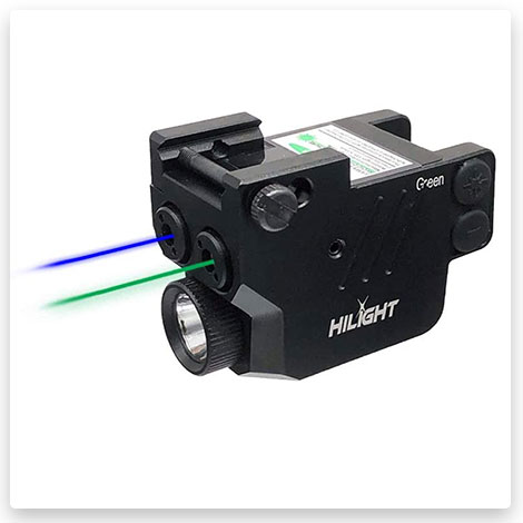 HiLight Blue Green Laser Sight Flashlight 