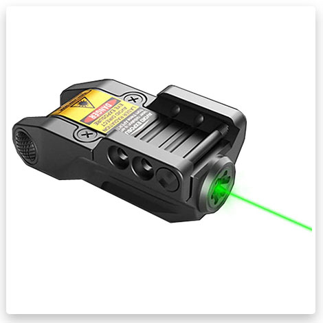 HAWK GAZER LG9 Low Profile Rechargeable Green Laser Sight