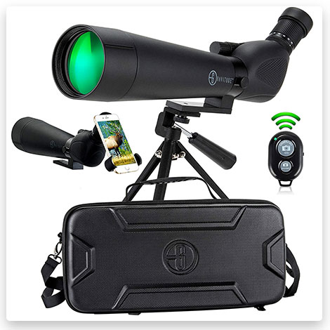 Gravitude HD Spotting Scope with Tripod and Carry Case
