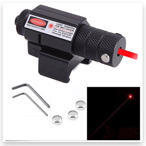 KingFurt Tactical Red Laser Beam Dot Sight