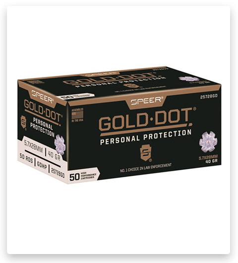 Speer Gold Dot 5.7x28mm Dot Hollow Point