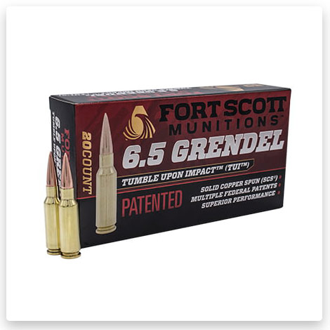 6.5mm Grendel - 123 Grain Centerfire Rifle Ammunition - Fort Scott Munitions