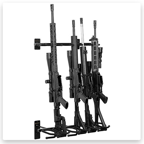 GOHIKINGl Metal Gun Rack Wall Mount Rifle Shotgun Hooks