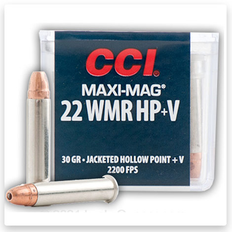 22 Magnum - 30 Grain JHP - CCI Maxi-Mag Hyper Velocity