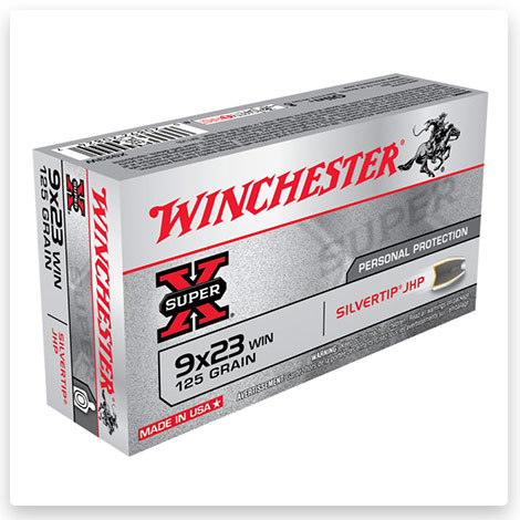 9x23mm Winchester – 125 Grain Silvertip Jacketed Hollow – Winchester USA