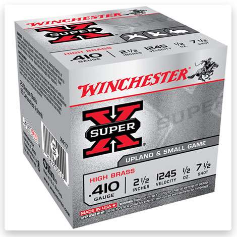 410 Gauge - 1/2 oz 2.5" Centerfire Shotgun Ammunition - Winchester