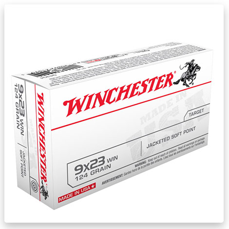 9x23mm Winchester - 124 grain Jacketed Flat - Winchester USA