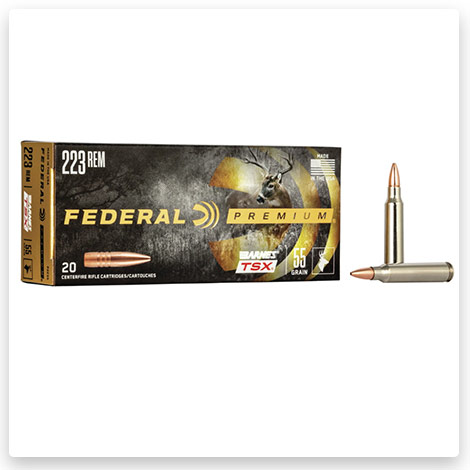 222 Remington - 55 Grain Barnes Triple-Shock X Centerfire Rifle - Federal Premium