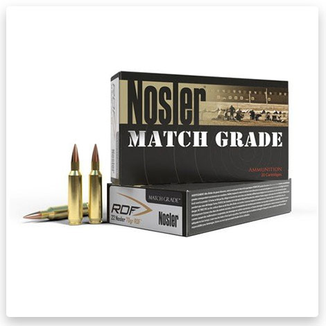 22 Nosler - 70 Grain Brass Cased Rifle Ammunition - Nosler