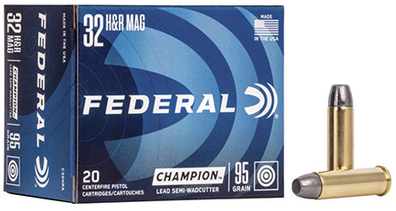 32 H&R Magnum – 95 Grain Semi-Wadcutter Hollow – Federal Premium