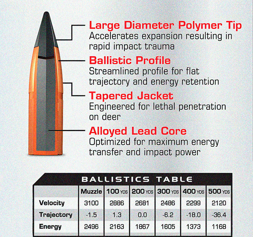 Ballistic of 25-06 Remington Ammo
