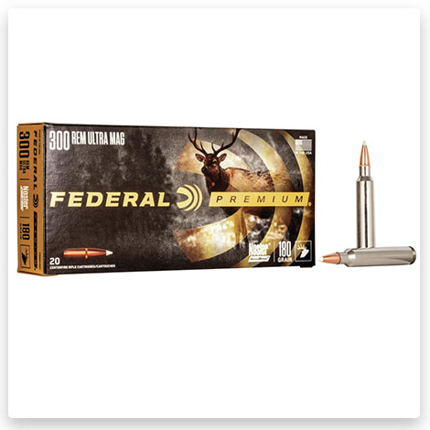 300 Remington Ultra Magnum - 180 grain Nosler AccuBond - Federal Premium