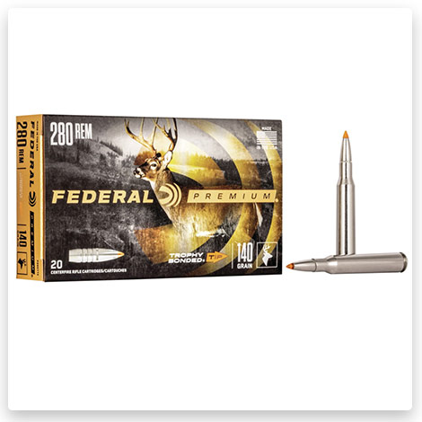 280 Remington - 140 Grain Trophy Bonded Tip - Federal Premium