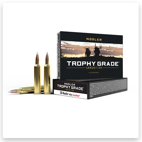 26 Nosler - 140 Grain AccuBond Brass Cased - Nosler