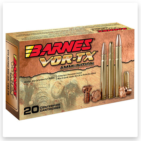 458 Winchester Magnum – 450 Grain TSX FB Rifle Cartridges – Barnes