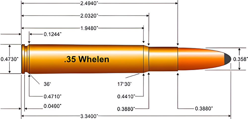 Ballistic coefficient of .35 Whelen