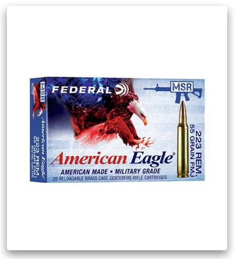 Federal Premium .223 Remington Brass Centerfire Rifle Ammunition