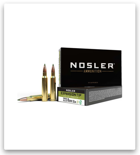 Nosler .223 Remington Brass Cased Centerfire Rifle Ammunition
